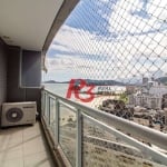 Studio com 1 dormitório para alugar, 52 m² por R$ 5.800,02/mês - Pompéia - Santos/SP