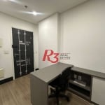 Sala para alugar, 42 m² por R$ 4.000,00/mês - Valongo - Santos/SP