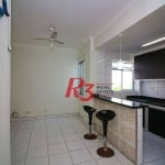 Apartamento com 1 dormitório para alugar, 44 m² por R$ 2.500,01/mês - José Menino - Santos/SP