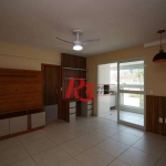 Apartamento com 1 dormitório para alugar, 53 m² por R$ 3.500,00/mês - Campo Grande - Santos/SP