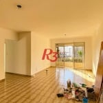 Apartamento com 3 dormitórios para alugar, 200 m² por R$ 5.615,07/mês - Embaré - Santos/SP