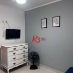 Apartamento com 1 dormitório para alugar, 58 m² por R$ 4.000,00/mês - Aparecida - Santos/SP