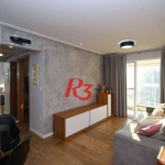 Apartamento com 1 dormitório, 52 m² - venda por R$ 745.000,00 ou aluguel por R$ 4.500,00/mês - Embaré - Santos/SP
