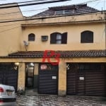 Sobrado com 4 dormitórios à venda, 291 m²  - Encruzilhada - Santos/SP