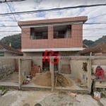 Casa sobreposta térrea com 2 dormitórios à venda, 60 m² - Chico de Paula - Santos/SP