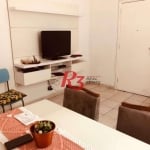 Apartamento térreo com 2 dormitórios à venda, 76 m² - Vila Matias - Santos/SP