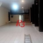 Ampla loja comercial para alugar, 520m², Encruzilhada- Santos/SP