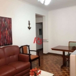 Apartamento frente a Praia! vista lateral, 70 m², 2 dorms, 1 wc, área de serviço, 1 vaga - itararé