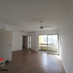 Apartamento 87 m², 3 dormitórios, 1 suíte, 3 banheiros, sala com varanda, cozinha com armários, lavanderia, 2 vagas fixas, lazer e jardim.