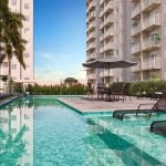 STUDIO COM VARANDA E PISCINA NA REGIAO DO MORUMBI, entrada de até $200 reais!