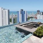 Flat com 2 dormitórios à venda, 73 m² por R$ 589.415,76 - Miramar - João Pessoa/PB