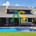 Cupê Beach Living, Casa de Luxo Mobiliada, 04 Quartos, 217m2, Lazer Completo a Beira Mar