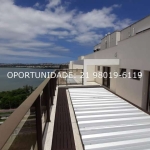 Cobertura no Ilha Pura, 5 quartos + DCE, 325m, 3vgs, com piscina e sauna