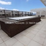 Linda: Cobertura no Ilha Pura, Saint Michel, 4 quartos + DCE, 283m, com piscina e sauna