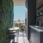 APARTAMENTO GARDEN NO ÁGUA VERDE, 2 QUARTOS, 1 SUÍTE, 1 VAGA, 59,93 M2 PRIV. E 146 M2 TOTAL