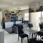 Apartamento à venda com 2 dormitórios transformado em 1 (facilmente reversível), suíte, com  69,04m², andar alto, sol da manhã, vista livre, 2 vagas de garagem. Sacada, churrasqueira, semimobiliado co