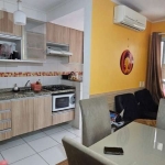 Excelenta apartamento garden com dois sormitórios, living para dois ambientes, cozinha americana, sacada/pátio com churrasqueira.&lt;BR&gt;Condominio com infra completa