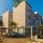 Apartamento no bairro São Sebastião, de frente, sol da manhã, 02 dormitórios, com 52,00 m² de área privativa, sala para dois ambientes, cozinha, banheiro e área de serviço reformados. Cozinha com espe