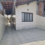 Casa 2 dormitórios com churrasqueira próximo a praia - Vera Cruz, Mongaguá