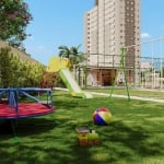 Venda de Apartamento de 2 Quartos no Jardim das Indústrias, Jacareí-SP: 2 Salas, 1 Banheiro, 1 Vaga de Garagem, 43,90m².