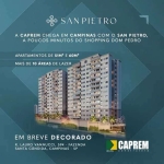 Lançamento San Pietro Aptos 2 e 3 Dorms 51,7 e 60m2 Sala, Cozinha, Banheiro,1 e 2 Vagas, Lazer Completo