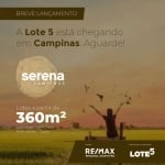 Lançamento Serena Campinas Condomínio Fechado,Lotes a Partir de 360m2 Lazer Completo,Segurança