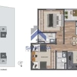 Apartamento com 2 quartos à venda na Avenida Helvino Moraes, 1433, Vila São José, Taubaté