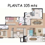 Apartamento com 4 dormitórios, 105 m² - venda por R$ 950.000 ou aluguel por R$ 6.500/mês - Jardim Tupanci - Barueri/SP