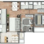 Apartamento com 2 Quartos à venda, 69m²