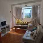 Apartamento em Santos no bairro Ponta da Praia, 2 quartos FRENTE PRAIA.Oportunid