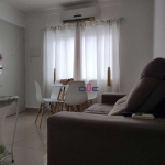 Apartamento no BNH plano 2 , 2 dormitórios e estacionamento murado. à venda, 45 m² por R$ 297.000 - Aparecida - Santos/SP