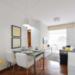 Elegante apartamento tipo para venda e locação com 2 quartos, sendo 1 suíte, 60m²