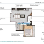 Apartamento com 1 dormitório à venda, 38 m² por R$ 269.000,00 - Vila Príncipe de Gales - Santo André/SP