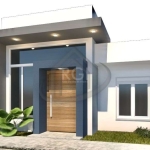 Vende Excelente casa no modelo térreo, sendo pé direito duplo e um design moderno. &lt;BR&gt;O imóvel conta com 3 dormitórios amplos sendo uma suíte. Amplo espaço interno e um acabamento de alto padrã