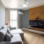 APARTAMENTO MOBILIADO PARA LOCAÇÃO NO BAIRRO CRISTAL - 02 QUARTOS &lt;BR&gt;&lt;BR&gt;Apartamento mobiliado para locação no bairro Cristal, com aproximadamente 56m² de área privativa, piso laminado, a