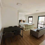 Excelente apartamento para locação em Santo André-SP, bairro Campestre: 1 quarto, 1 sala, 1 banheiro, 1 vaga de garagem, 44  m².