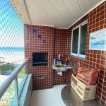 Apartamento vista mar com 1 dormitório para alugar, 56 m² por R$ 3.024/mês - Maracanã - Praia Grande/SP