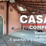 Casa à venda, Vieiralves, 4 quartos e 2 banheiros, 330m², Rua Rio Purús – Manaus