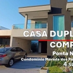 Vendo casa Duplex, 281 m², 4 suítes, cond Morada dos Pássaros, Ponta Negra, Manaus