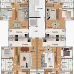 Apartamento à venda, 3 quartos, 1 suíte, 2 vagas, Miramar - Belo Horizonte/MG