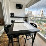 APTO/STUDIO A VENDA NO JD ANÁLIA FRANCO, MOBILIADO, TERRAÇO GOURMET, 01 VAGA !!