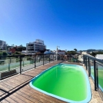 À venda em Coqueiros! Terraço privativo com piscina, vista Mar, 3 suítes e 3 vagas.