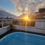 Terraço privativo com piscina e vista mar, 3 quartos e 2 vagas à venda nos Ingleses.