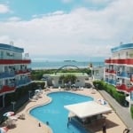 À venda na Praia dos Ingleses! Sacada com vista Mar, 1 quarto e 1 vaga de garagem - Oportunidade para Investidores.