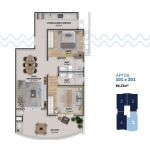 Venda | Apartamento 2 dormitórios + 1 vg