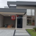 Casa no condominio Gran Reserva, 2 quartos, 1 suíte com closet, banheiro social, lavabo, sala P.D. duplo, cozinha integrada, área gourmet