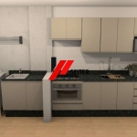 apartamento de 2 dormitorios semi mobiliado para locação