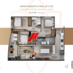 Apartamento a venda no Residencial Jardim do Oriente