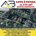 Terreno à venda, 2788 m² por R$ 399.900,00 - Granja das Acácias - Quatro Barras/PR