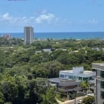 Vendo Apartamento no Alphaville I com 83m2 andar alto nascente com varanda gourmet vista mar com 2 suítes, escritório, 2 vagas - Alphaville - Salvador-BA.